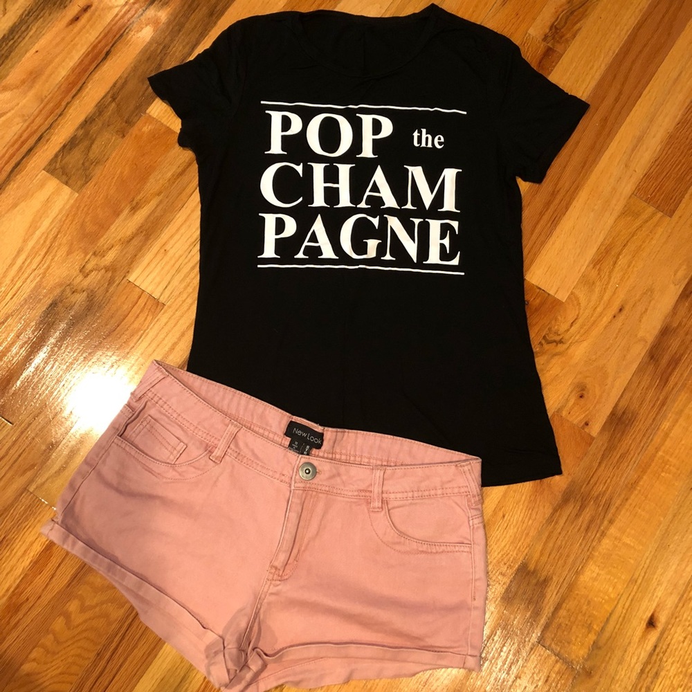 Pop the champagne tee